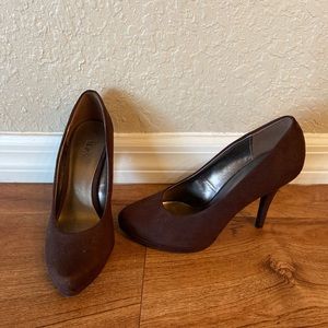 Dark brown heels
